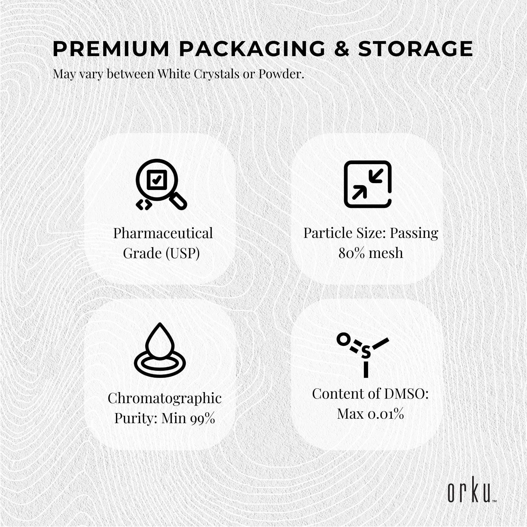 100g MSM Powder or Crystals - 99% Pure Methylsulfonylmethane Dimethyl Sulfone 7