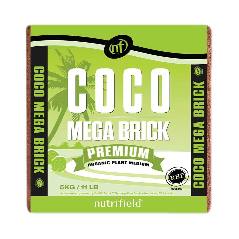 4x 5Kg Coco Mega Brick Premium Coir Peat Organic Plant Growth Medium Nutrifield 3