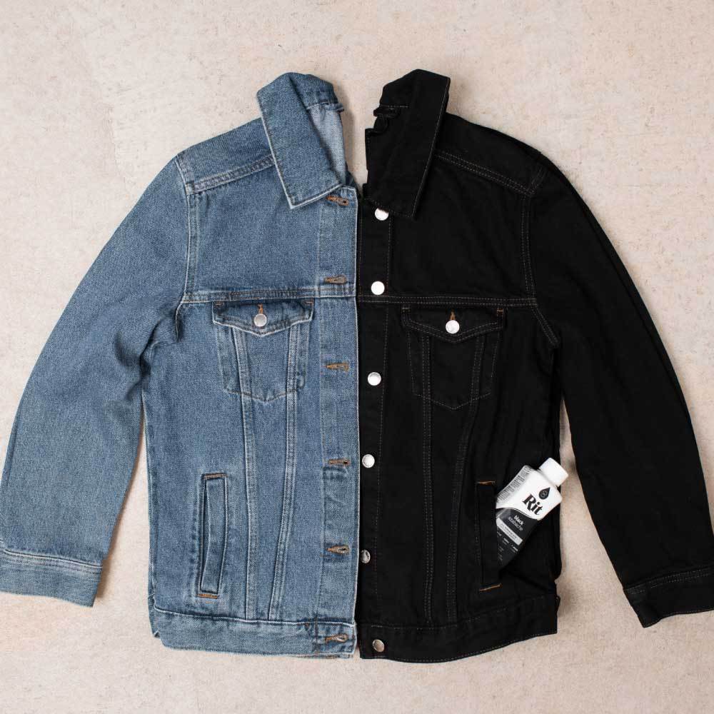 236ml Black Fabric Dye Rit Clothes All Purpose Liquid Cloth Tie Colours Cotton 4