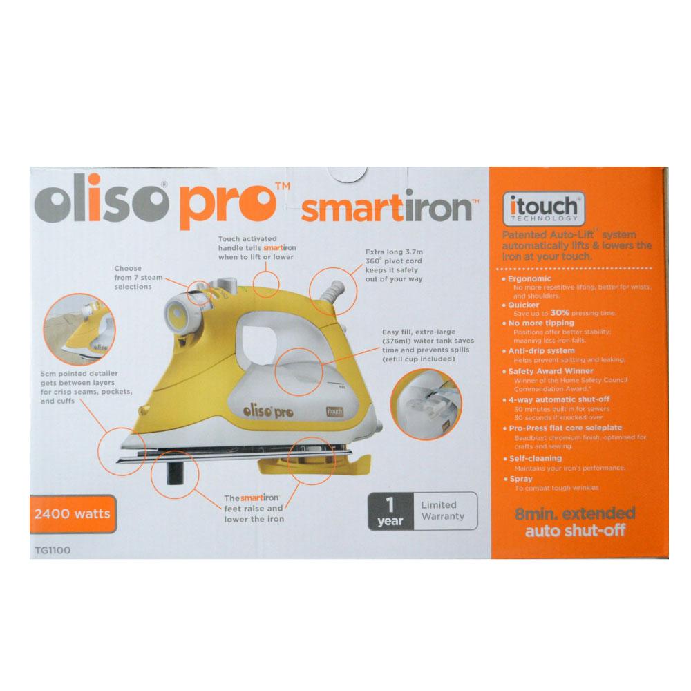 AU Plug Oliso Pro Iron iTouch Smart Technology Clothes Steamer Quilting TG1100 6