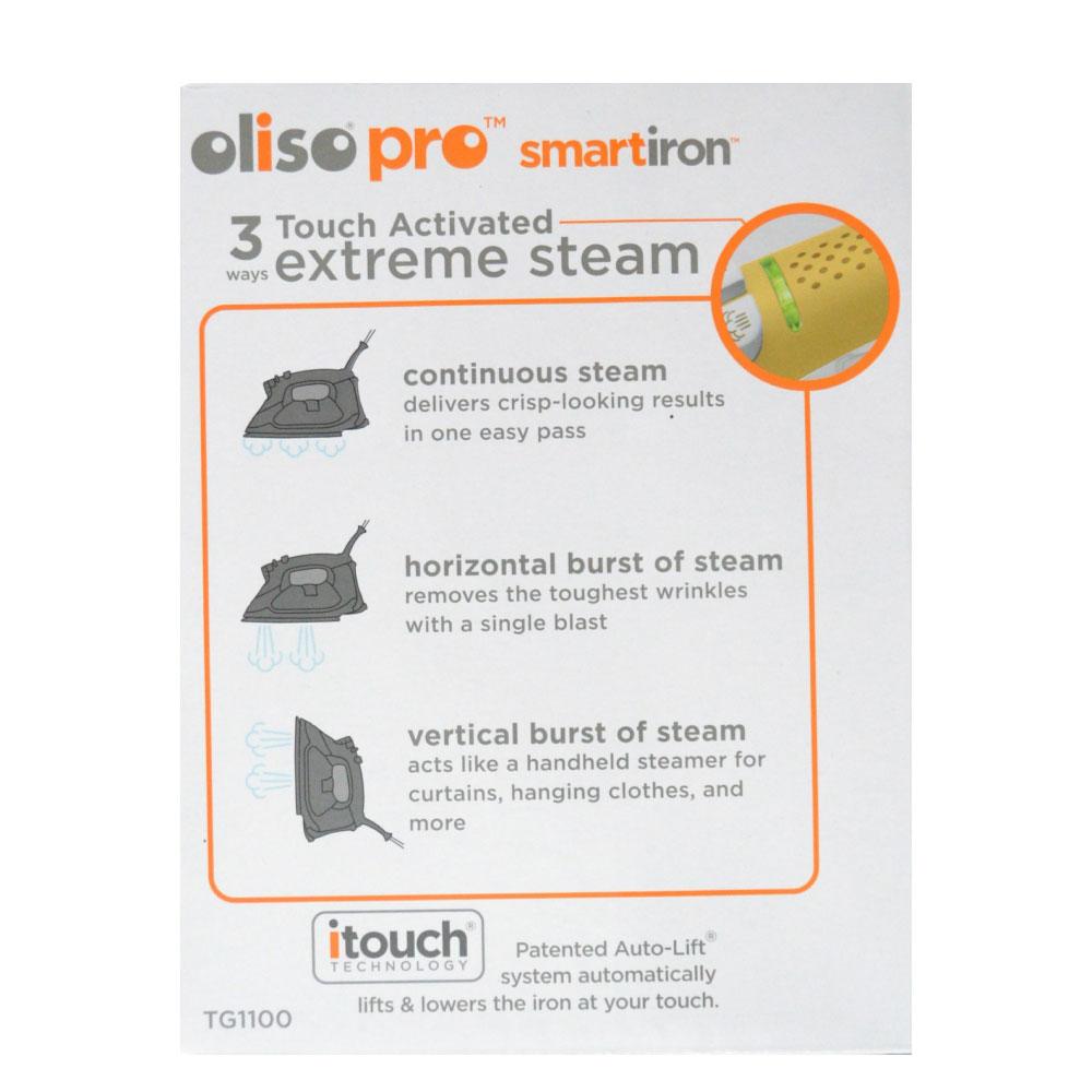 AU Plug Oliso Pro Iron iTouch Smart Technology Clothes Steamer Quilting TG1100 7