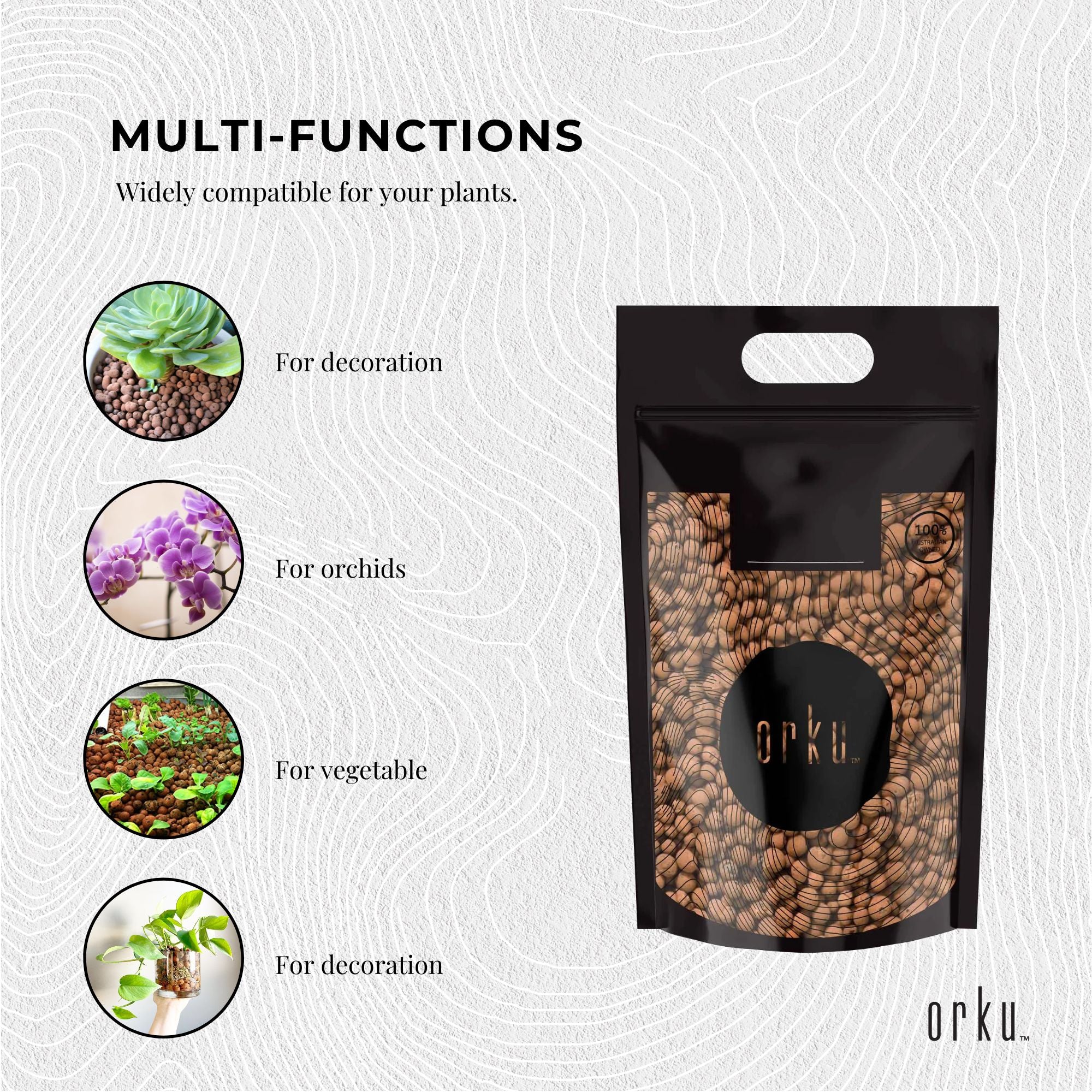 20L Hydro Clay Balls - Natural Premium Hydroponic Expanded Plant Growing Medium 5