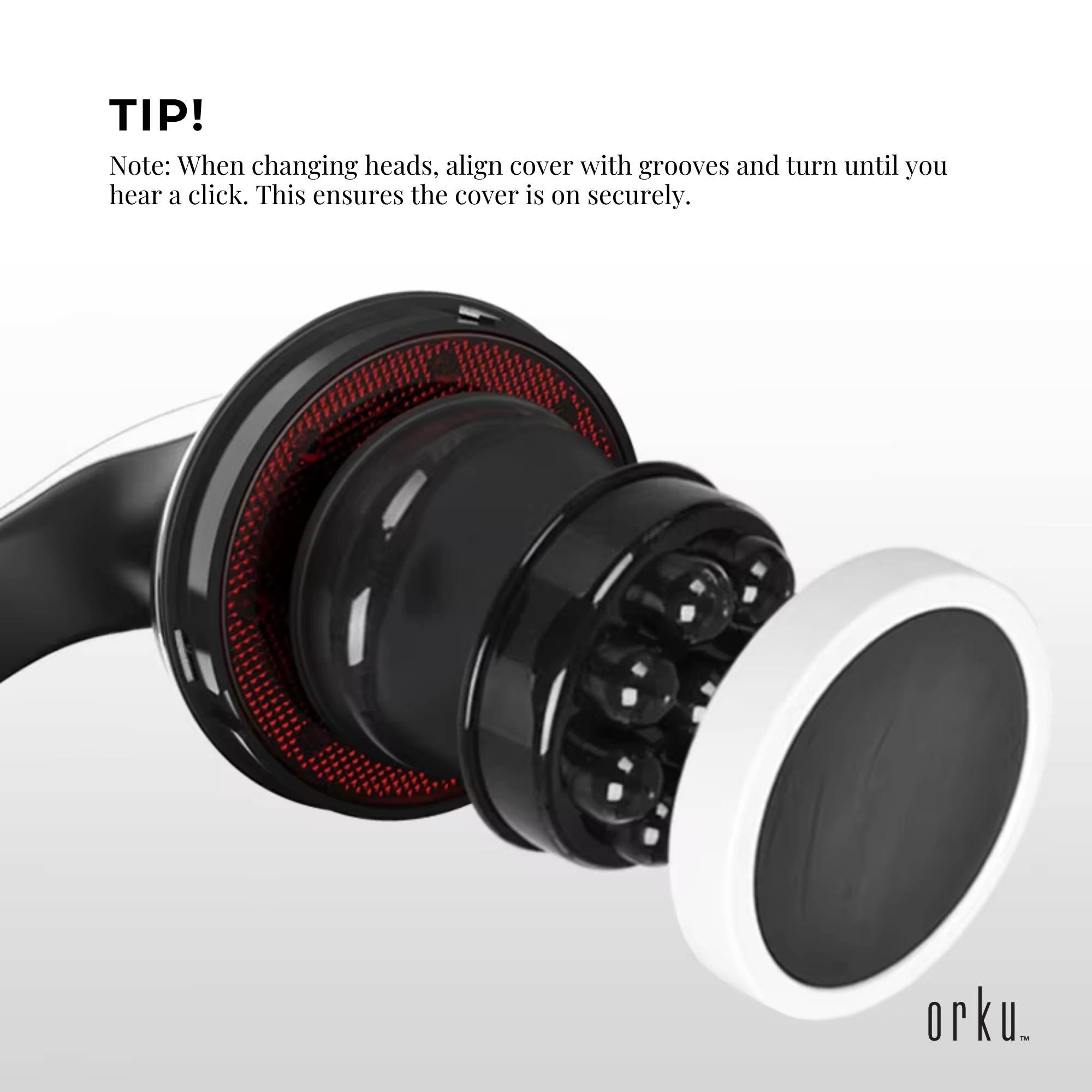 Full Body Vibration Handheld Massager - 4 Massage Heads Neck Shoulders Back Legs 8