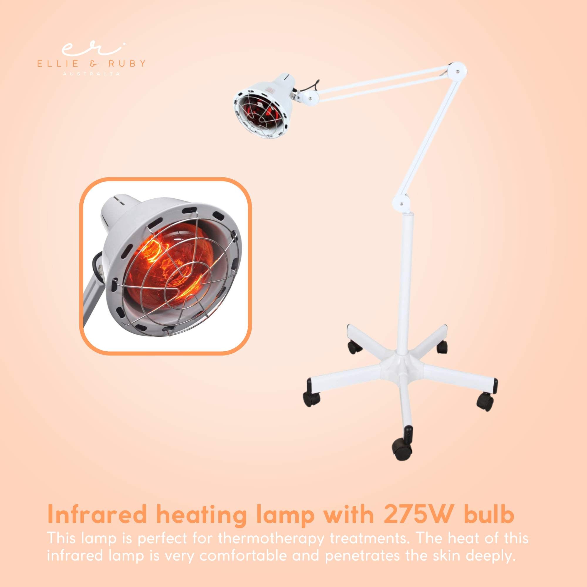 Infrared Heat Floor Lamp 275W Mobile Dimmable Salon Home Thermotherapy Treatment 3