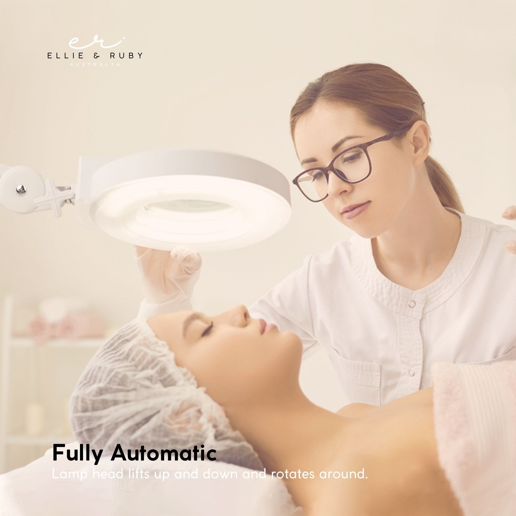 5x Magnifying Lamp Fluorescent Salon Light Glass Beauty Floor Stand Magnifier 7