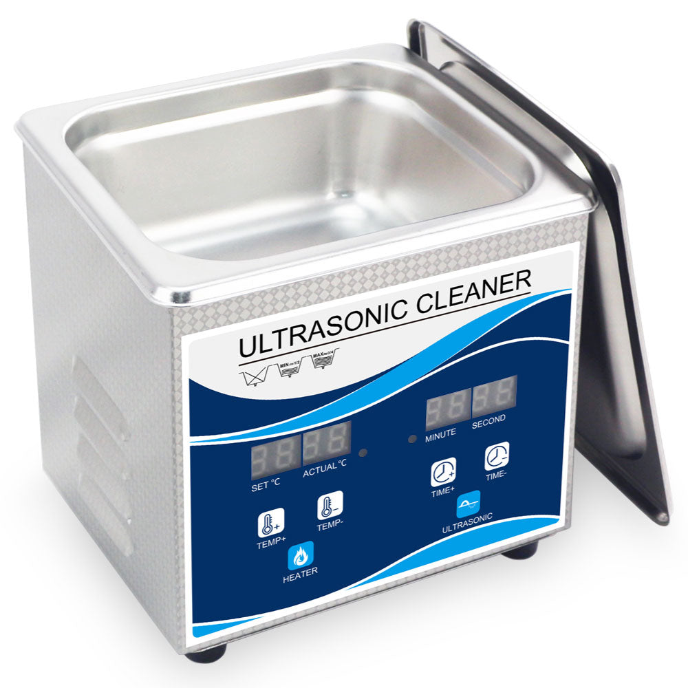 1.3L Digital Ultrasonic Cleaner Jewelry Ultra Sonic Bath Degas Parts Cleaning 3