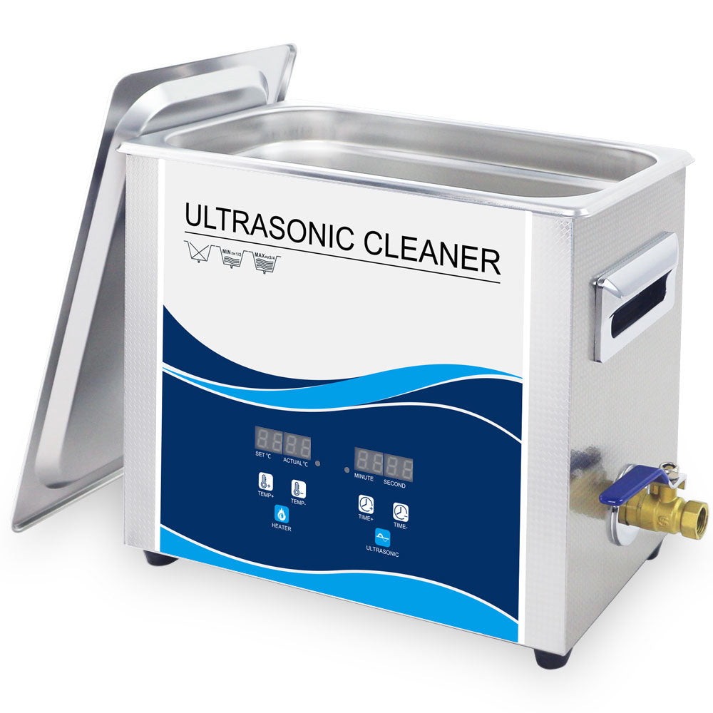 6.5L Digital Ultrasonic Cleaner Jewelry Ultra Sonic Bath Degas Parts Cleaning 6