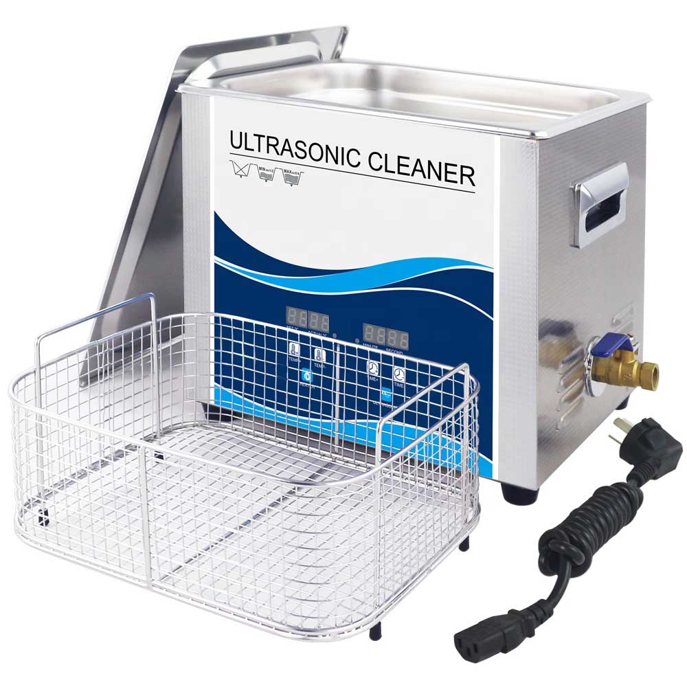 10L Digital Ultrasonic Cleaner Jewelry Ultra Sonic Bath Degas Parts Cleaning 3