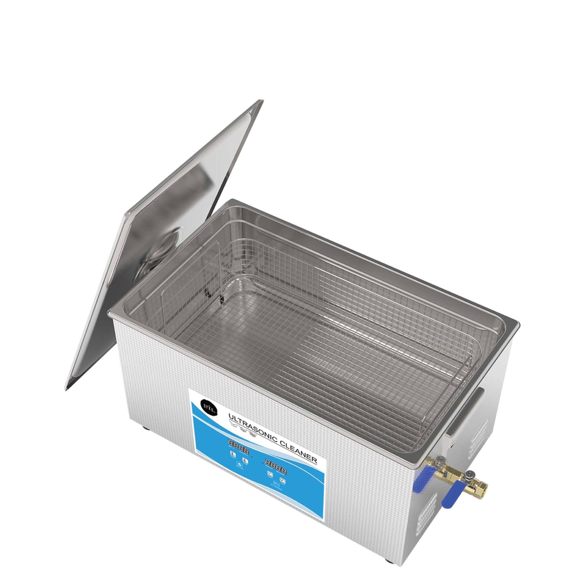 22L Digital Ultrasonic Cleaner Jewelry Ultra Sonic Bath Degas Parts Cleaning 3