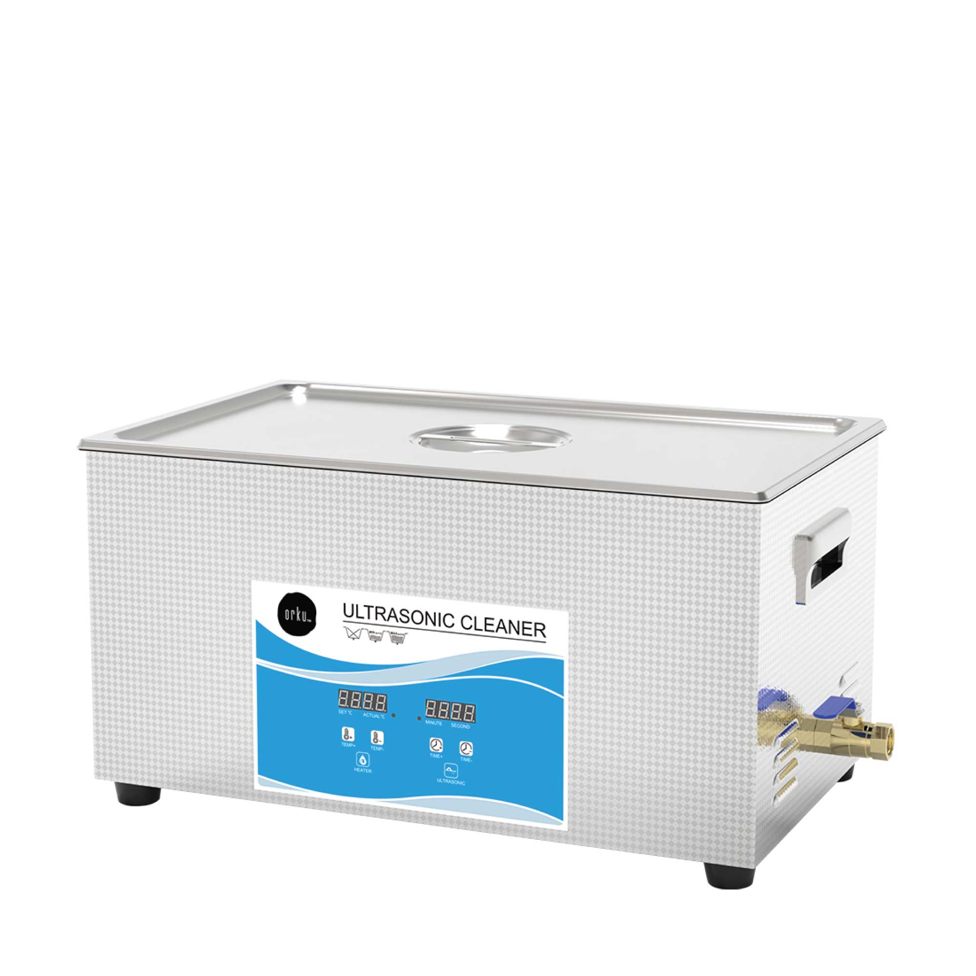 22L Digital Ultrasonic Cleaner Jewelry Ultra Sonic Bath Degas Parts Cleaning 10