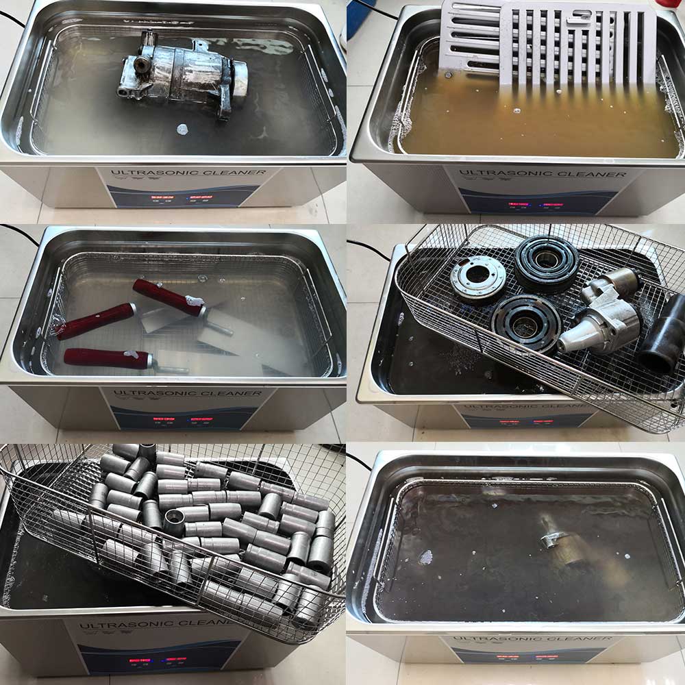 30L Digital Ultrasonic Cleaner Jewelry Ultra Sonic Bath Degas Parts Cleaning 6