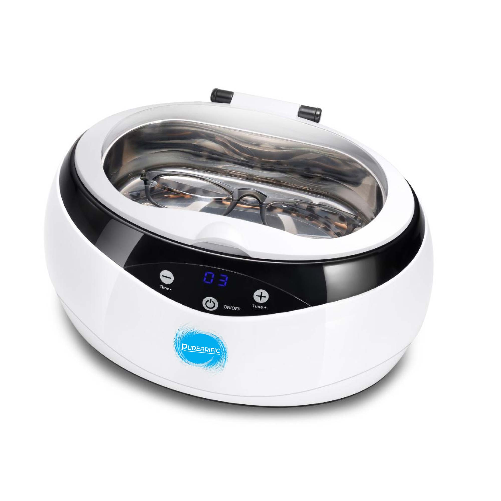 650ml Digital Ultrasonic Cleaner Ultra Sonic Bath Heated Parts Jewelry Cleaning 3