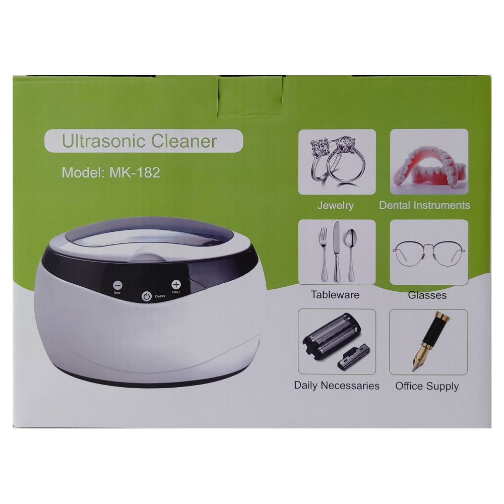 650ml Digital Ultrasonic Cleaner Ultra Sonic Bath Heated Parts Jewelry Cleaning 4