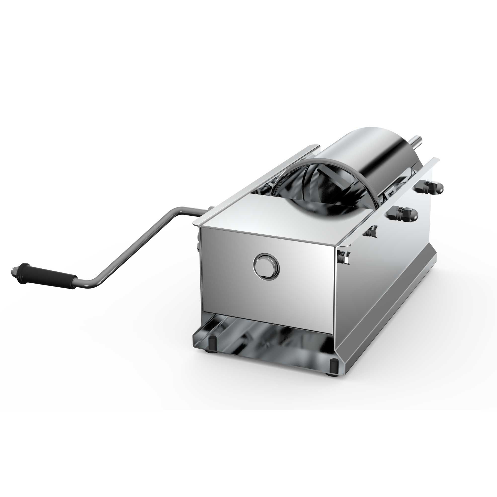 3L Manual Horizontal Sausage Filler - Stainless Stuffer Meat Press Machine 3