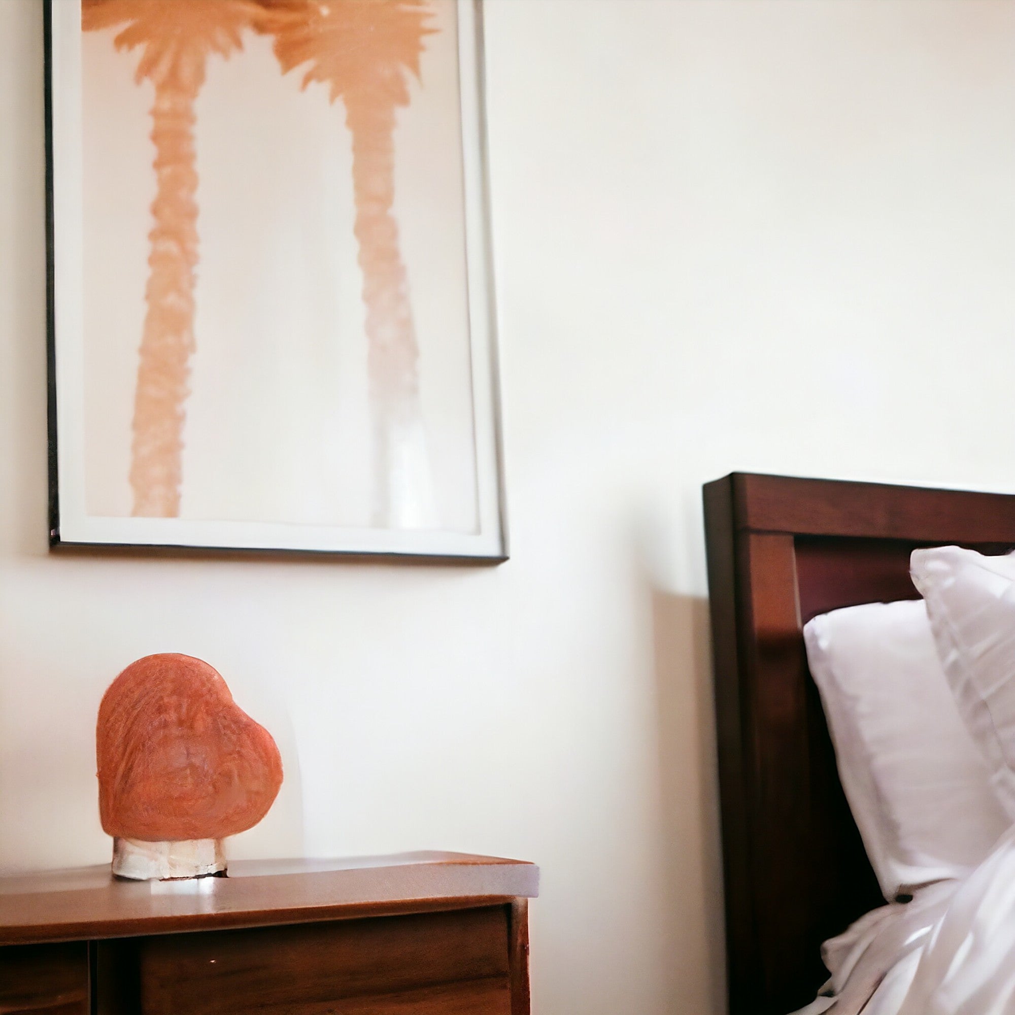 12V 12W Heart Himalayan Pink Salt Lamp Carved Rock Crystal Light Bulb On/Off Switch 3