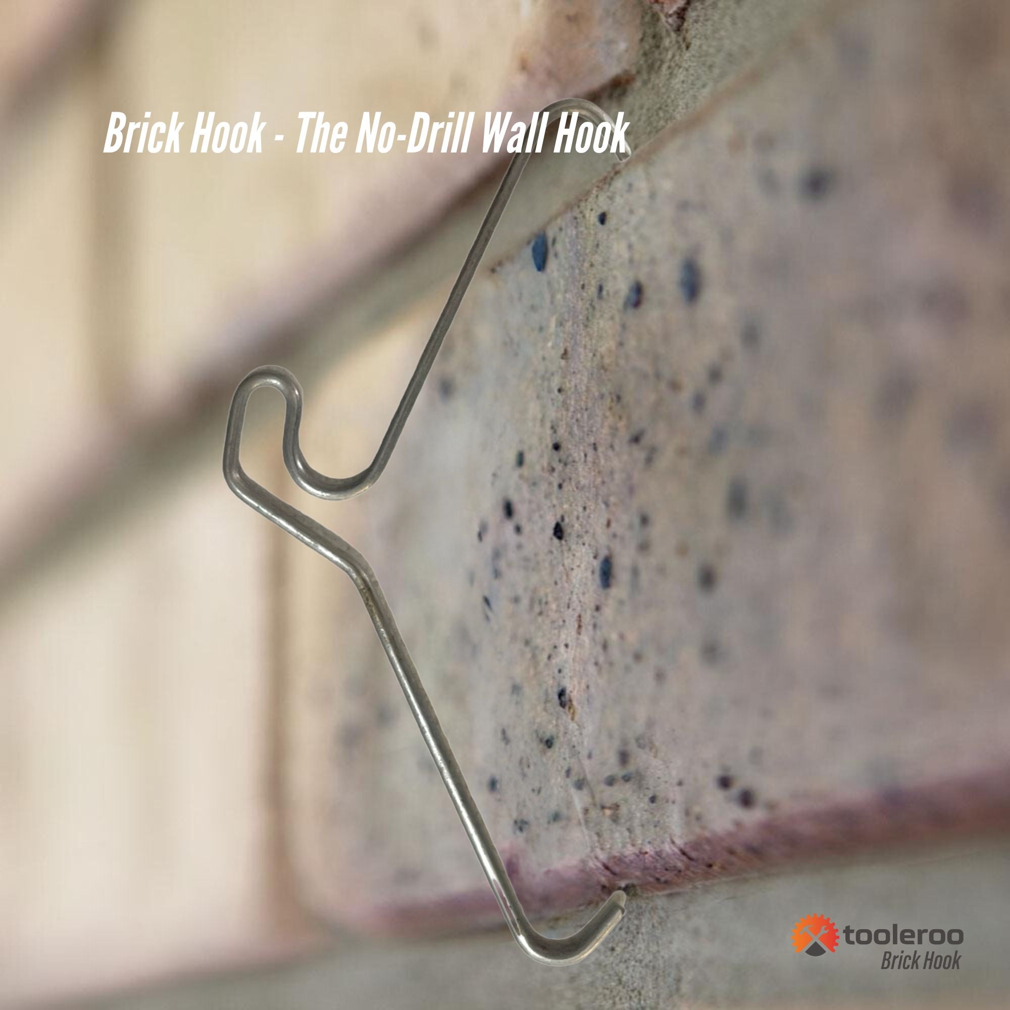 10 Pack 70mm (2.7") Brick Hooks - Wall Crab Clips Hangers For Pictures Plants 5