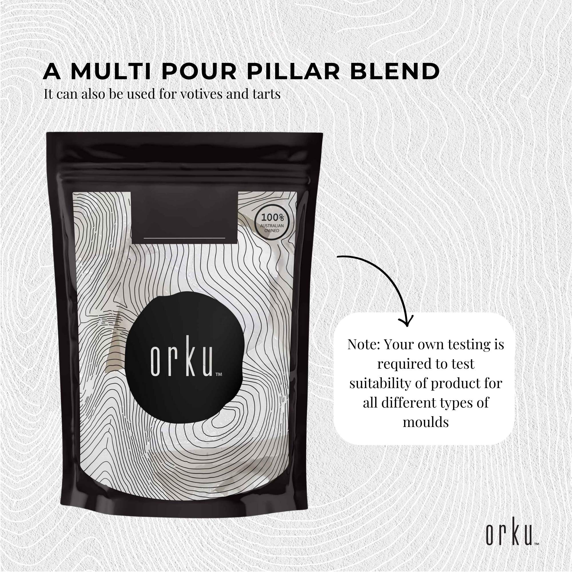 1Kg Paraffin Wax Blocks - Refined Hard Unscented Chunks 60/62 Candle Soap Making 6