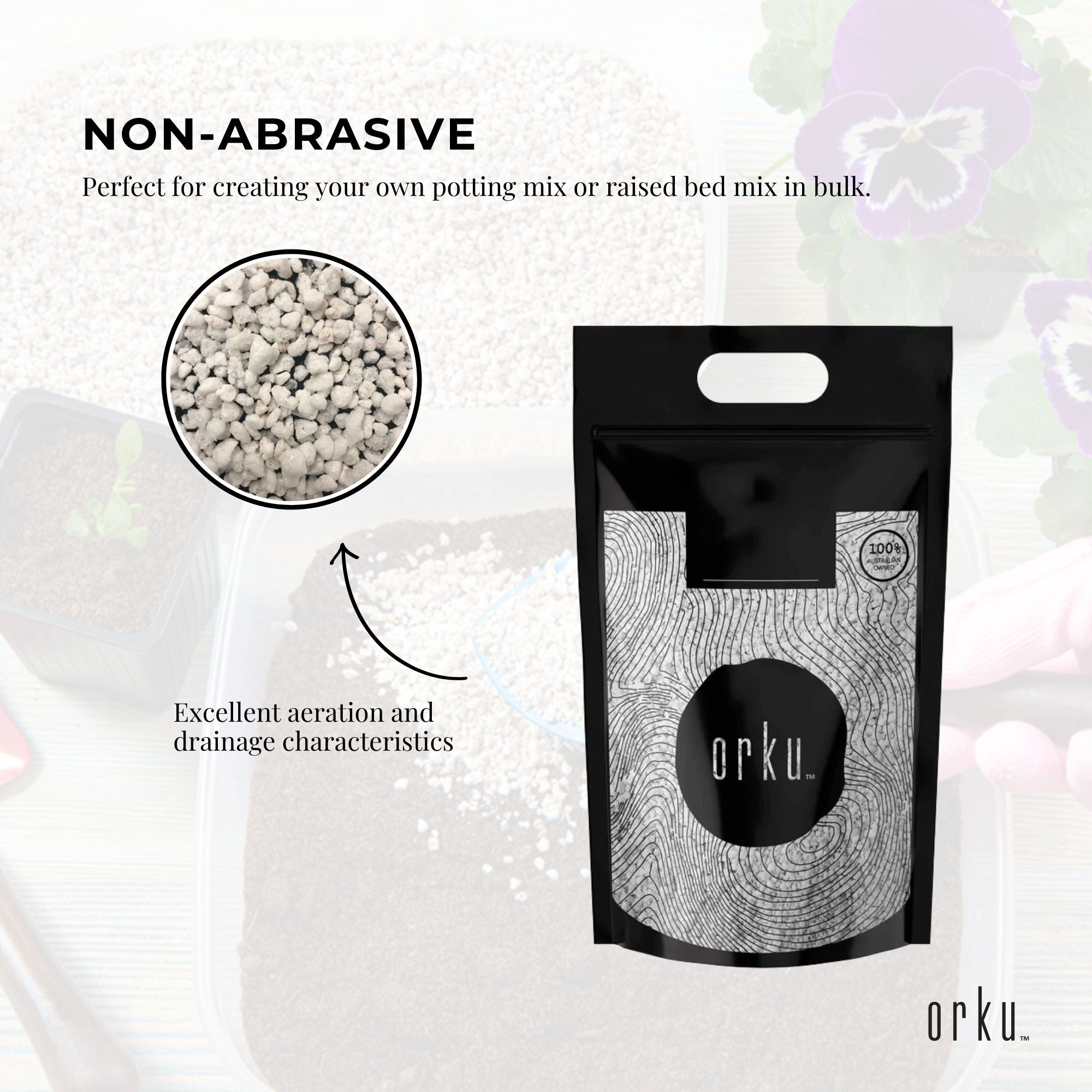 10L Perlite Coarse Premium Soil Expanded Medium Plants Hydroponics 5