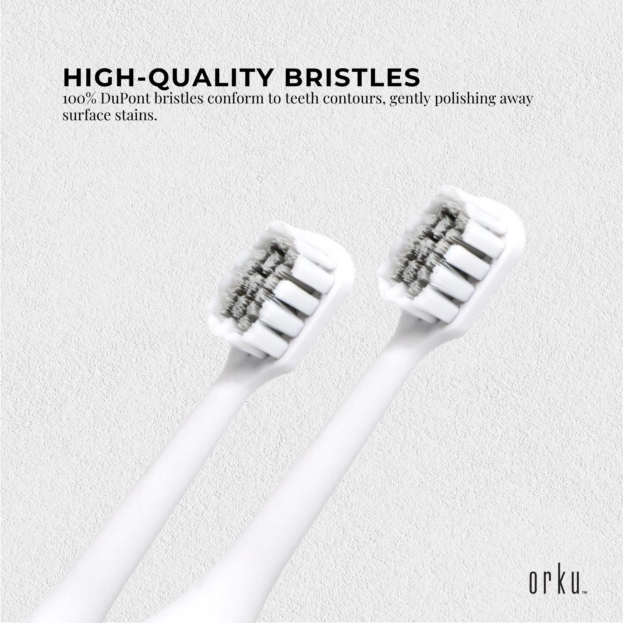 Sonic Electric Toothbrush White - Waterproof USB Charging 5 Modes 2 Heads + Case 8