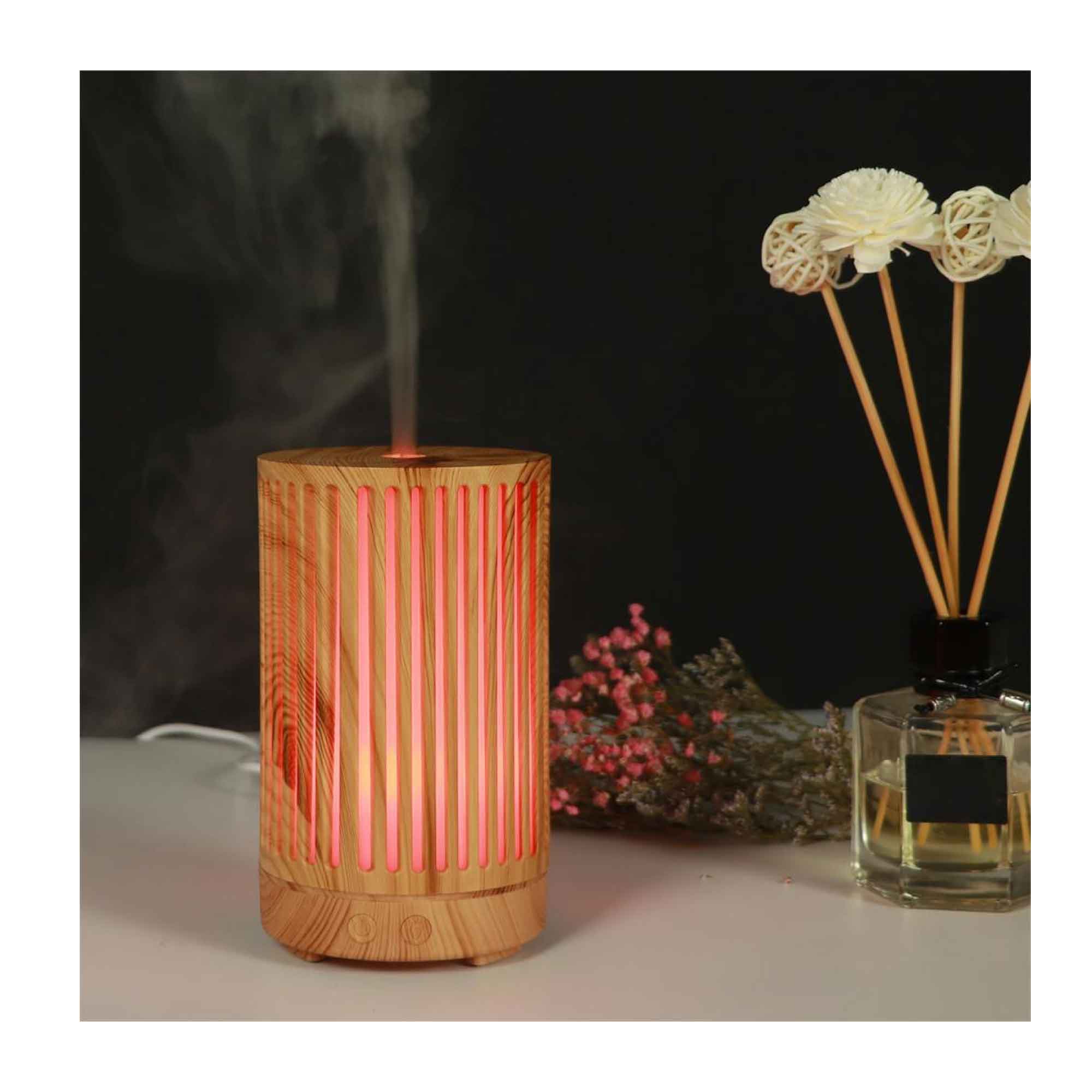 Essential Oil Aroma Diffuser - 200ml Remote Cylinder Aromatherapy Air Humidifier 10