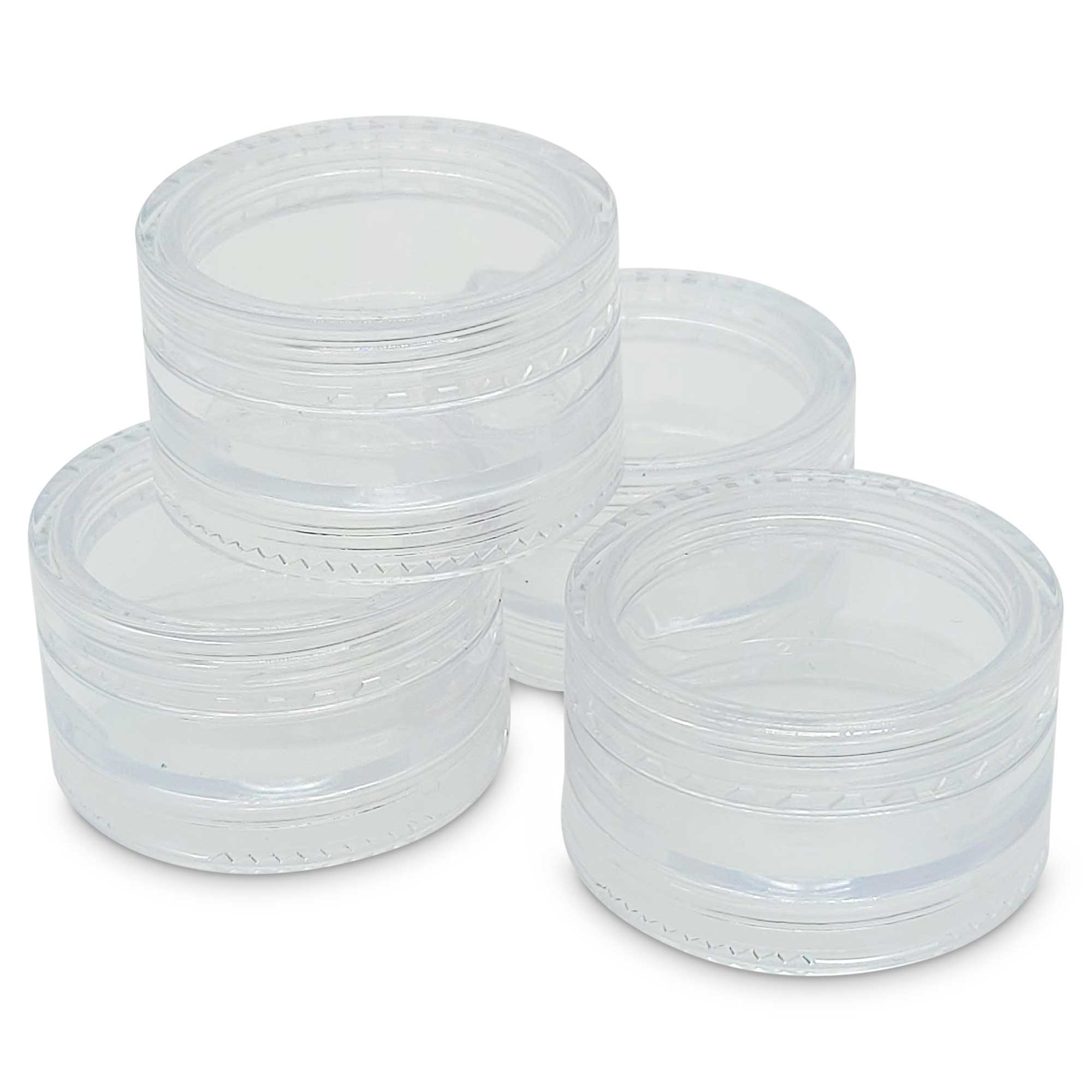 50x 3ml Lip Balm Containers Jars + Lids - Small Cosmetic Cream Sample Pot 3