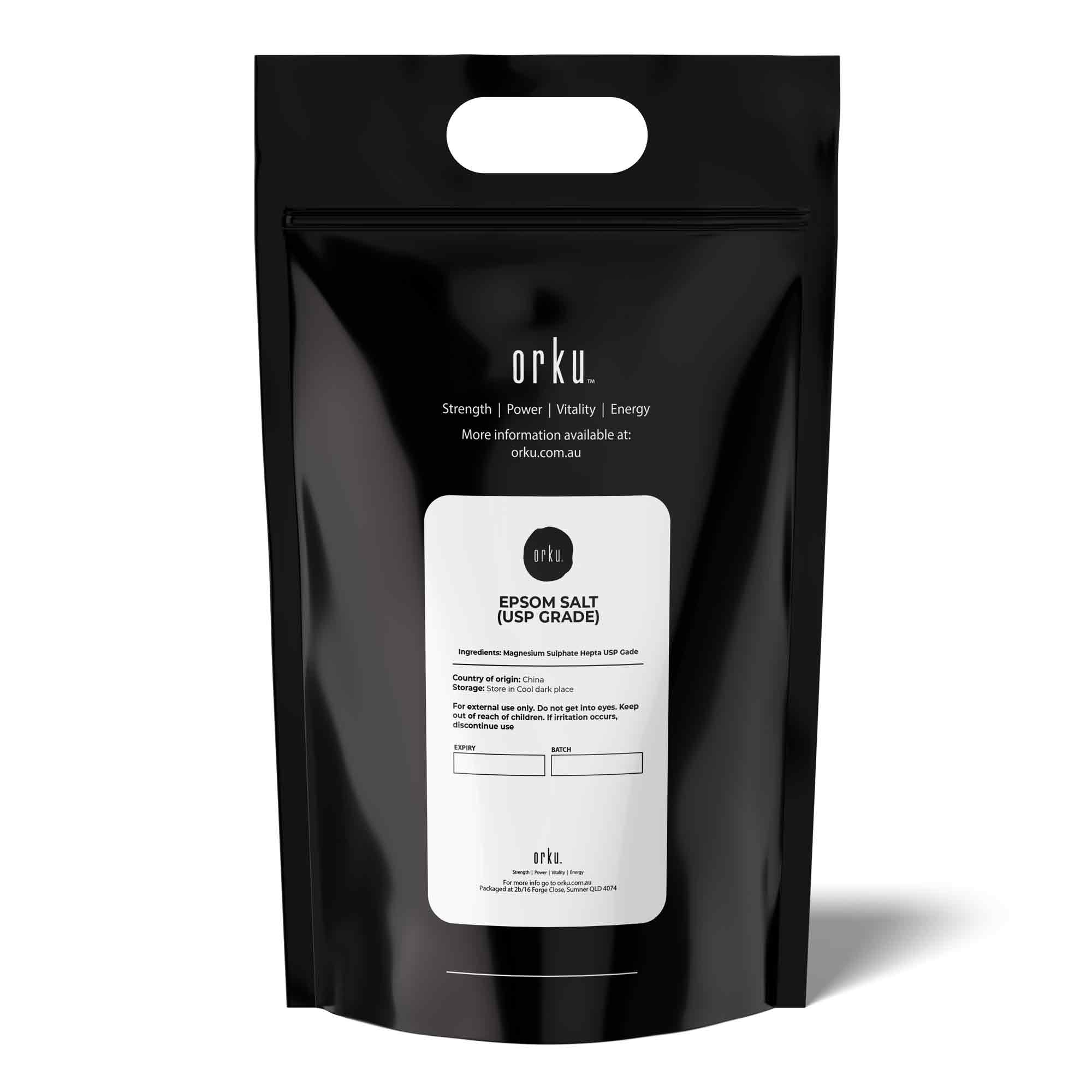 Orku 5Kg Epsom Salt - USP Grade Magnesium Sulfate Body Bath Salts 8