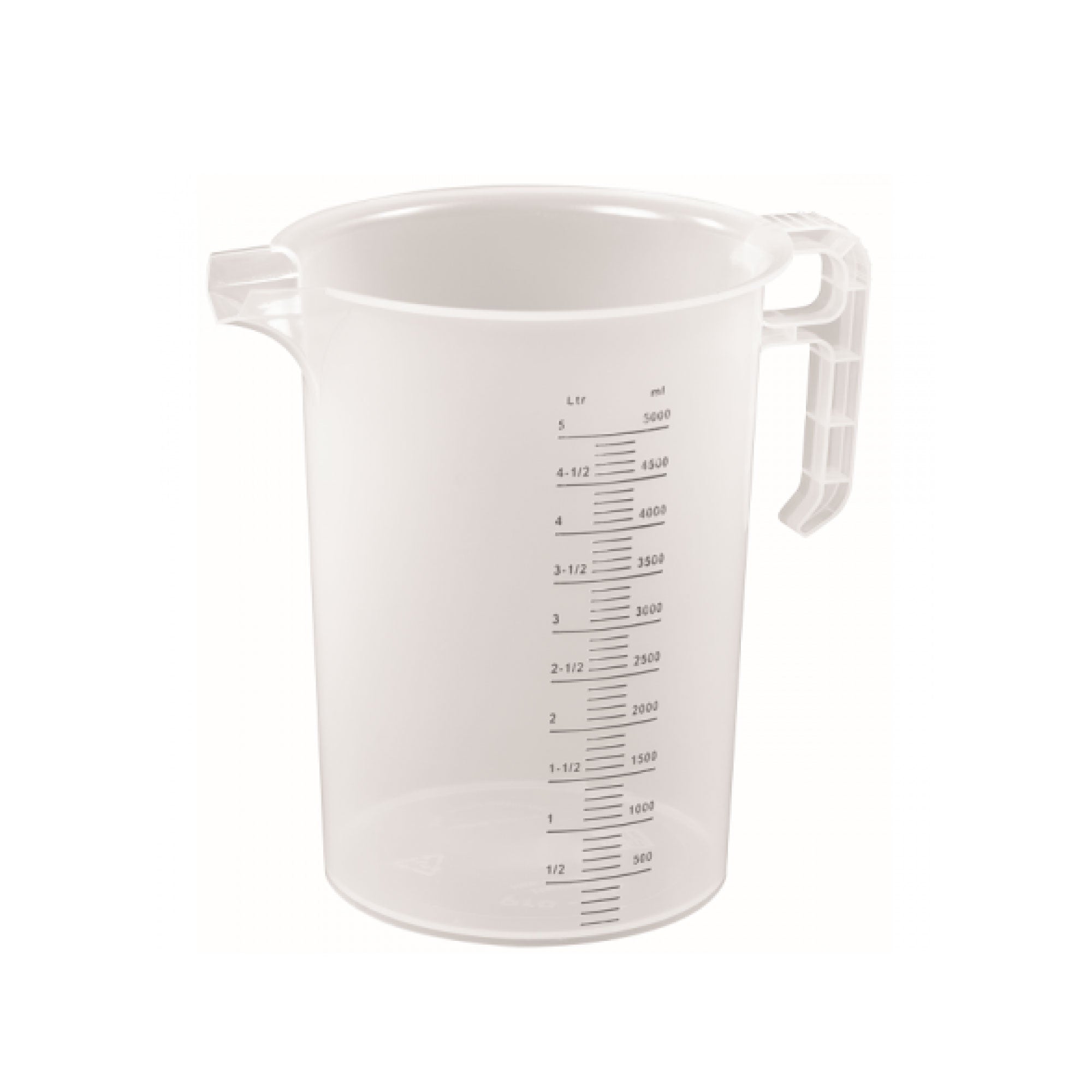 5L Measuring Jug Heavy Duty Clear Plastic Propylene Food Grade BPA 5 Pro-Jug 3