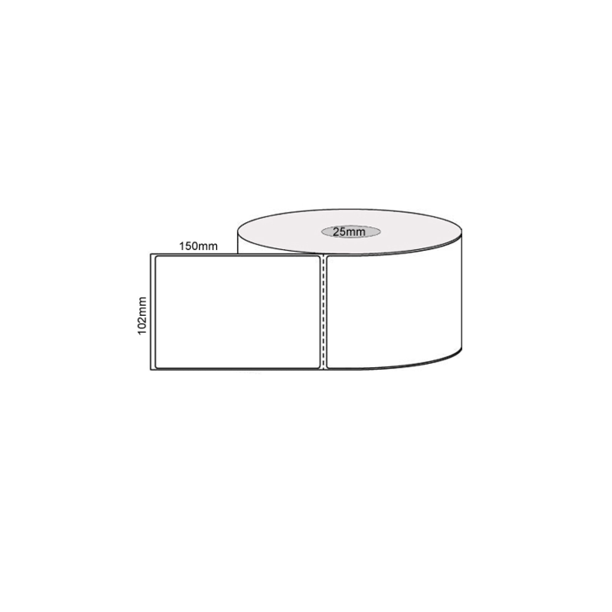 13x Rolls x 400 Label Stickers 102x150mm - Direct Thermal White Shipping Labels 4