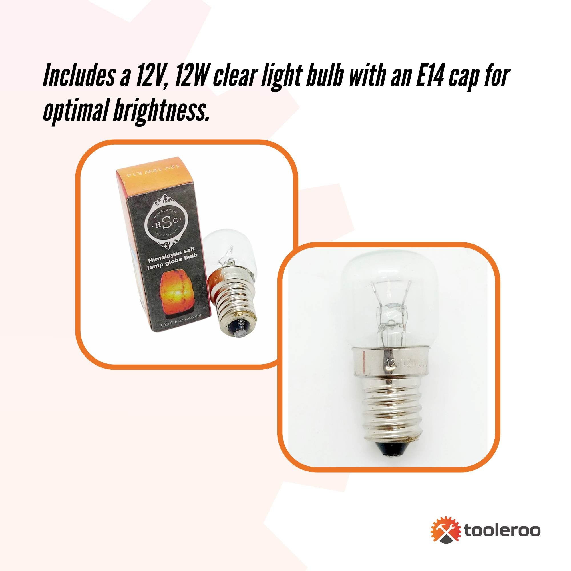 12V 12W Light Bulb On/Off Switch for Himalayan Salt Lamp Replacement Accessories 3