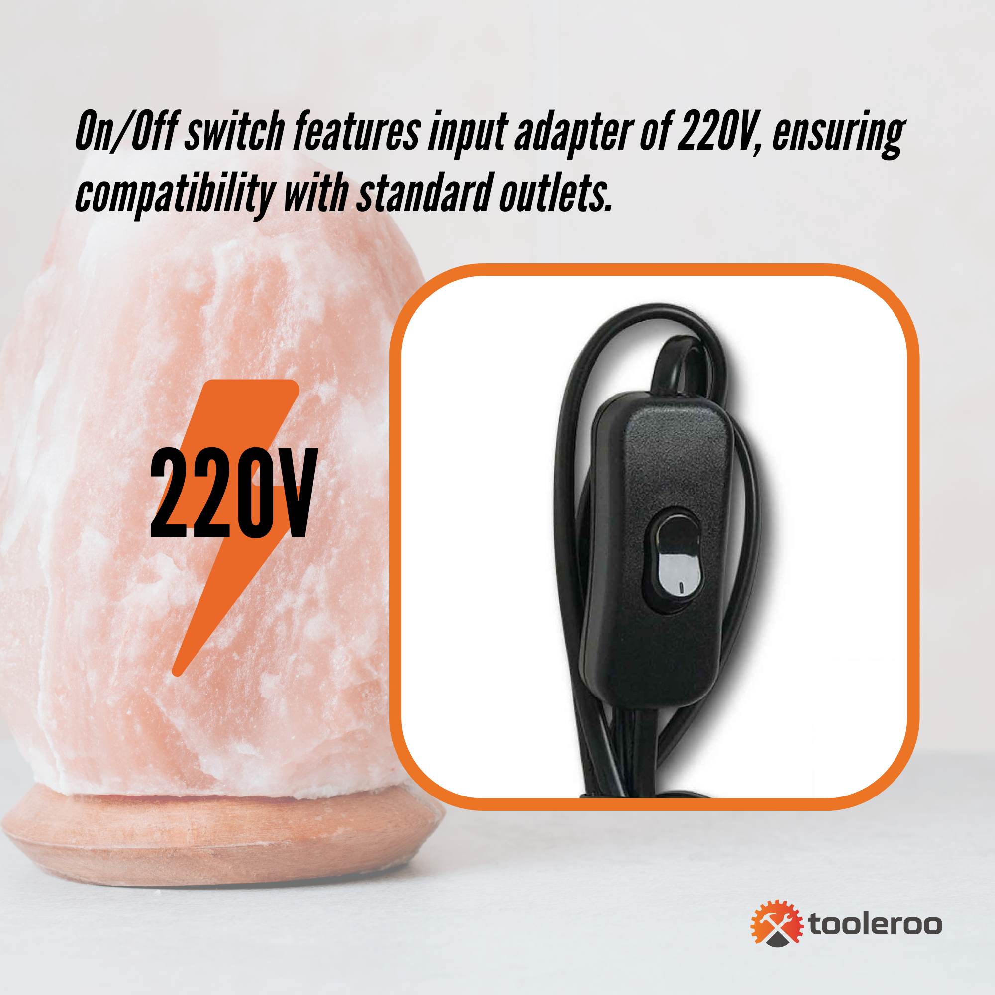 12V 12W Light Bulb On/Off Switch for Himalayan Salt Lamp Replacement Accessories 6