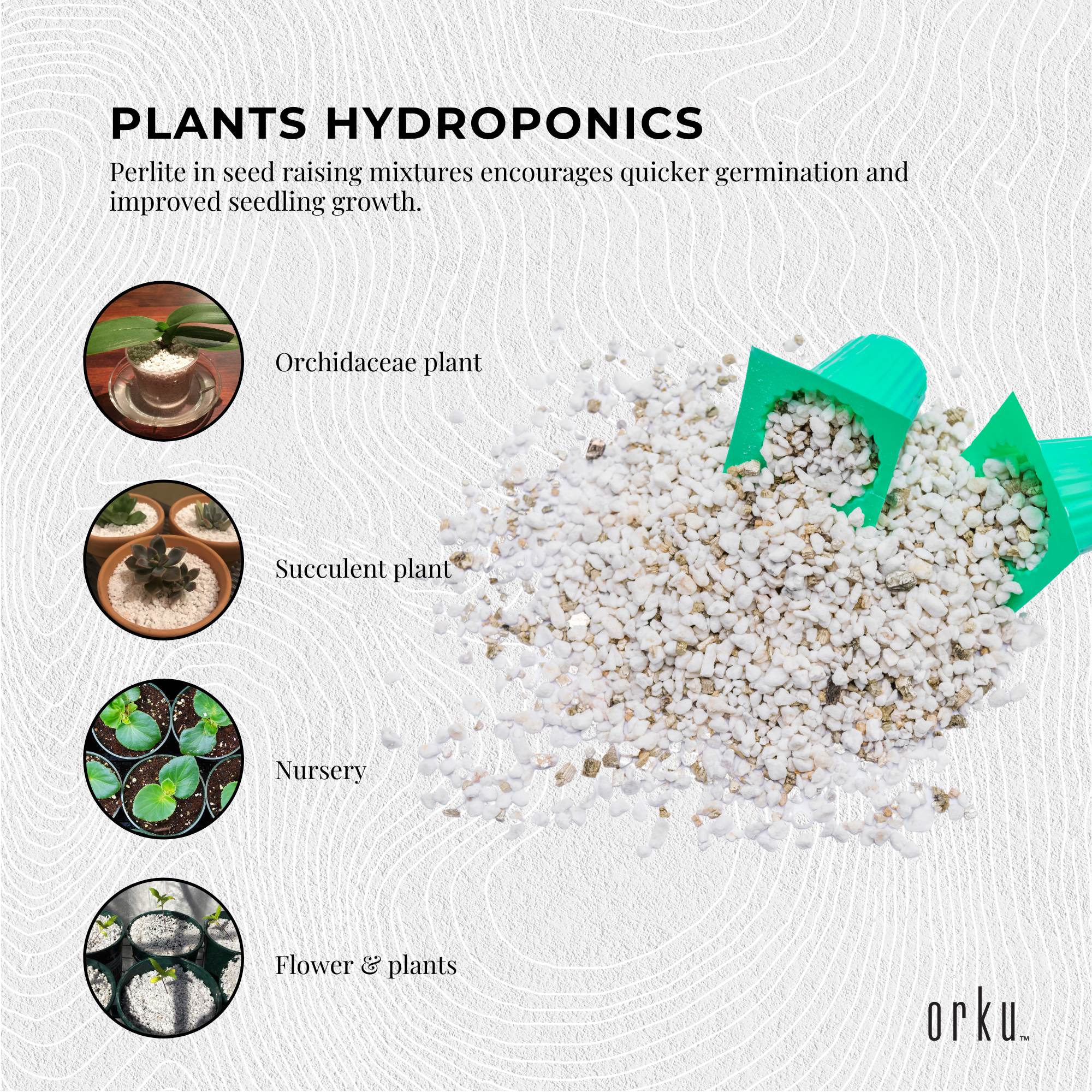 100L Perlite Medium Premium Soil Expanded Plant Growing Media Plants Hydroponics 6