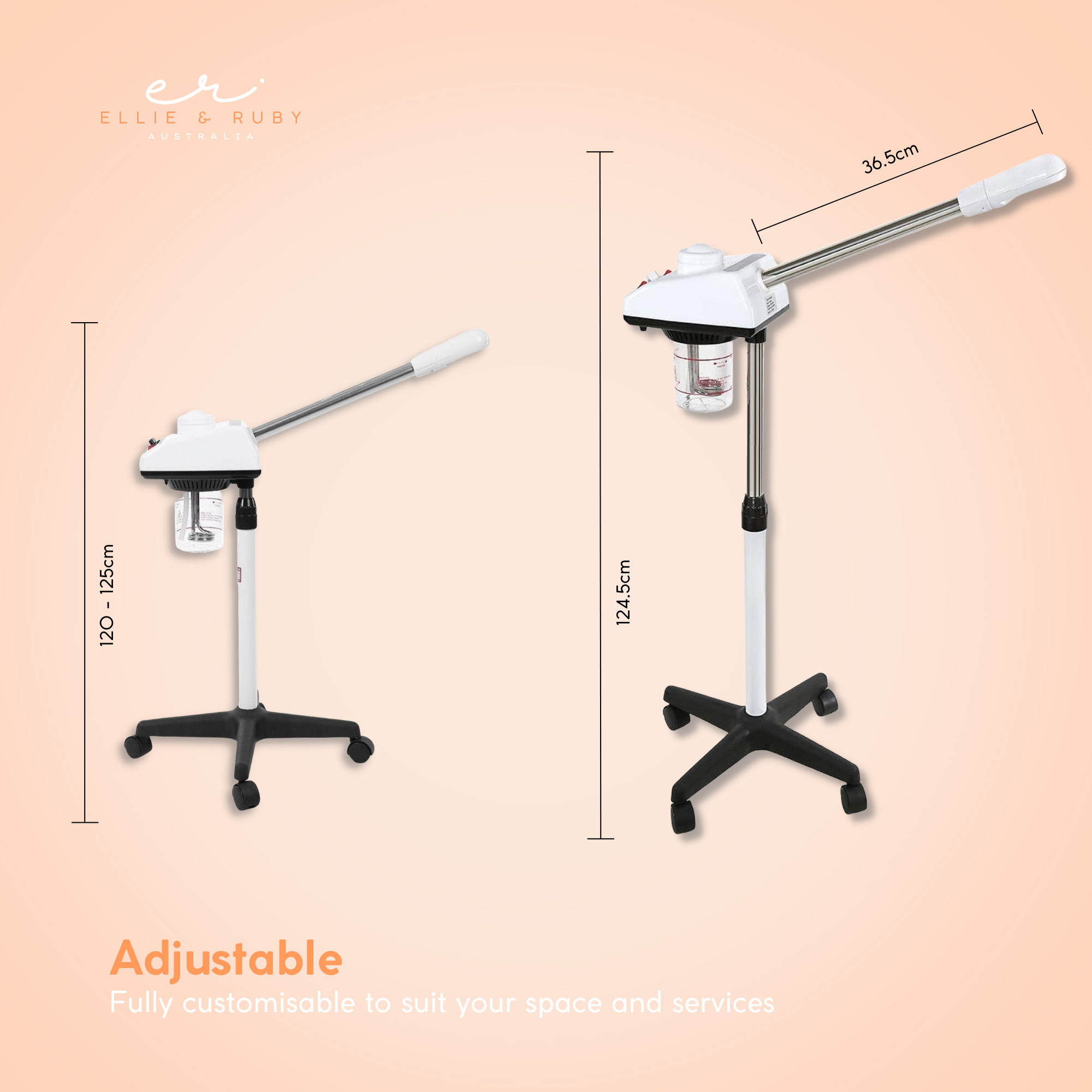 Facial Steamer Professional Ozone Face Sauna Spa Deep Skin Cleansing Hot Steam 3