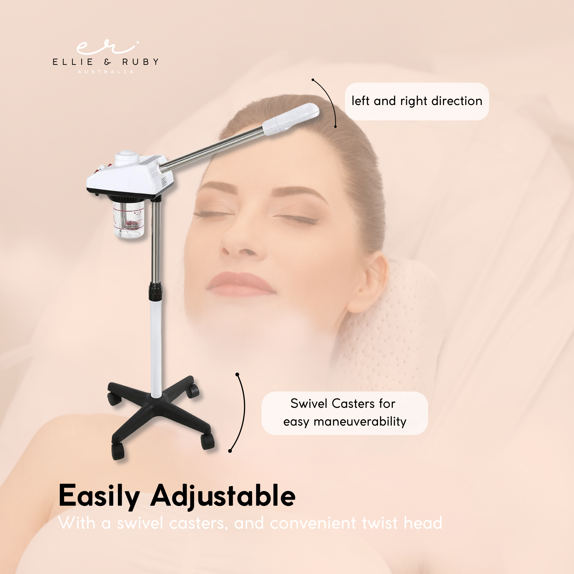 Facial Steamer Professional Ozone Face Sauna Spa Deep Skin Cleansing Hot Steam 4