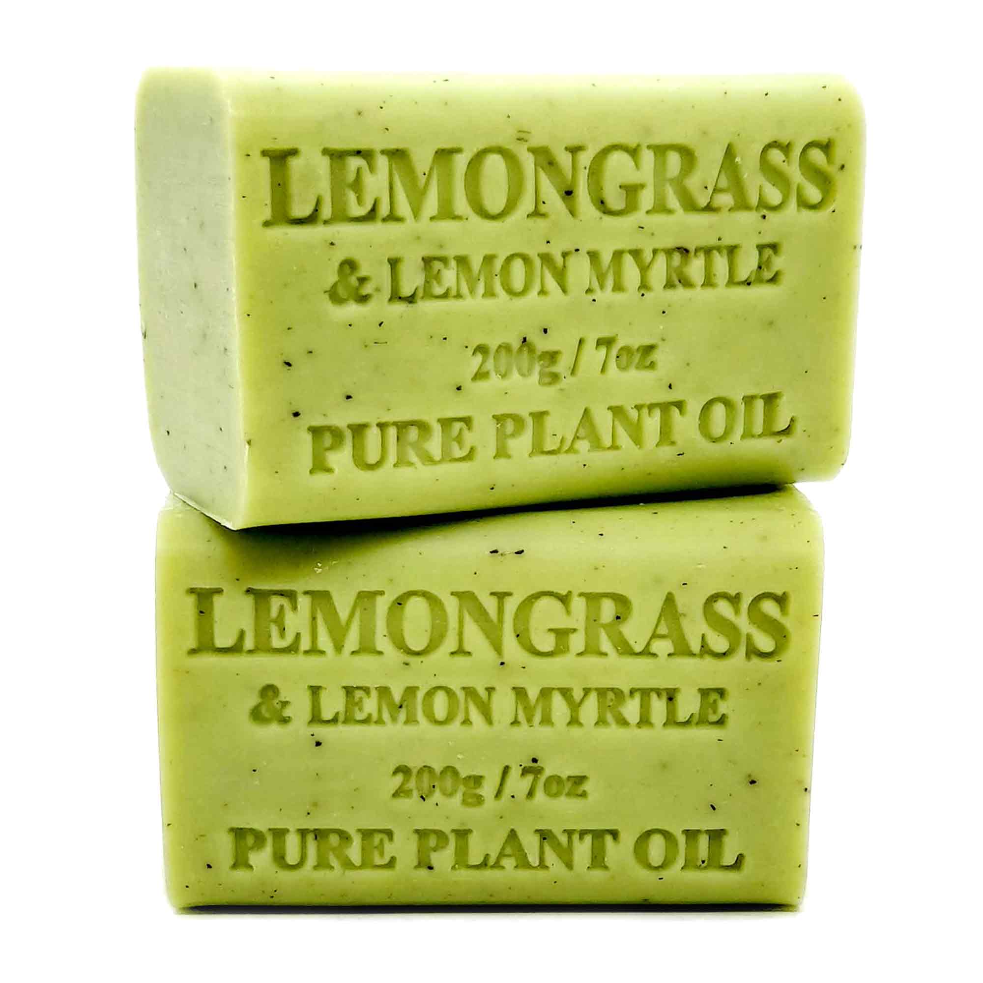 65x 200g Plant Oil Soap Lemongrass Lemon Myrtle Pure Vegetable Bar Australian 4