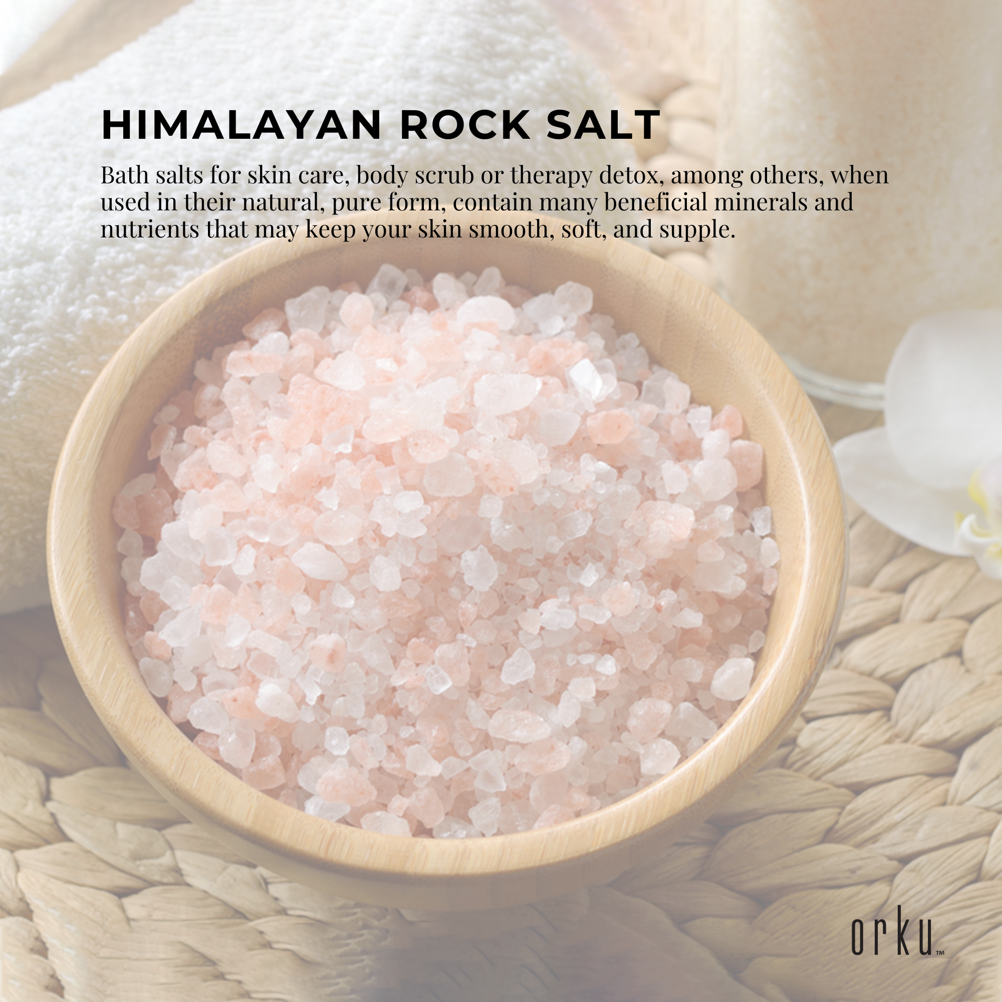 200g Pink Himalayan Bath Salts - Natural Crystal Rocks - Spa Therapy Body Scrub 9