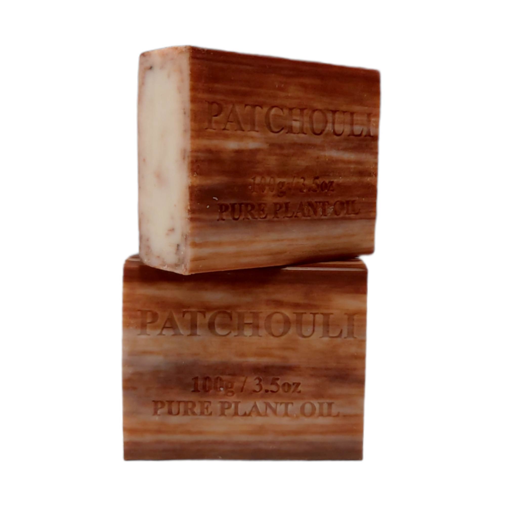 4x 100g Plant Oil Soap Patchouli Scent Pure Natural Vegetable Base Bar Australia 3