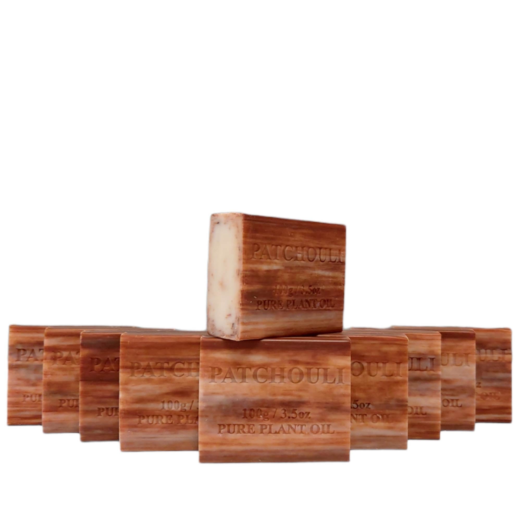 4x 100g Plant Oil Soap Patchouli Scent Pure Natural Vegetable Base Bar Australia 5