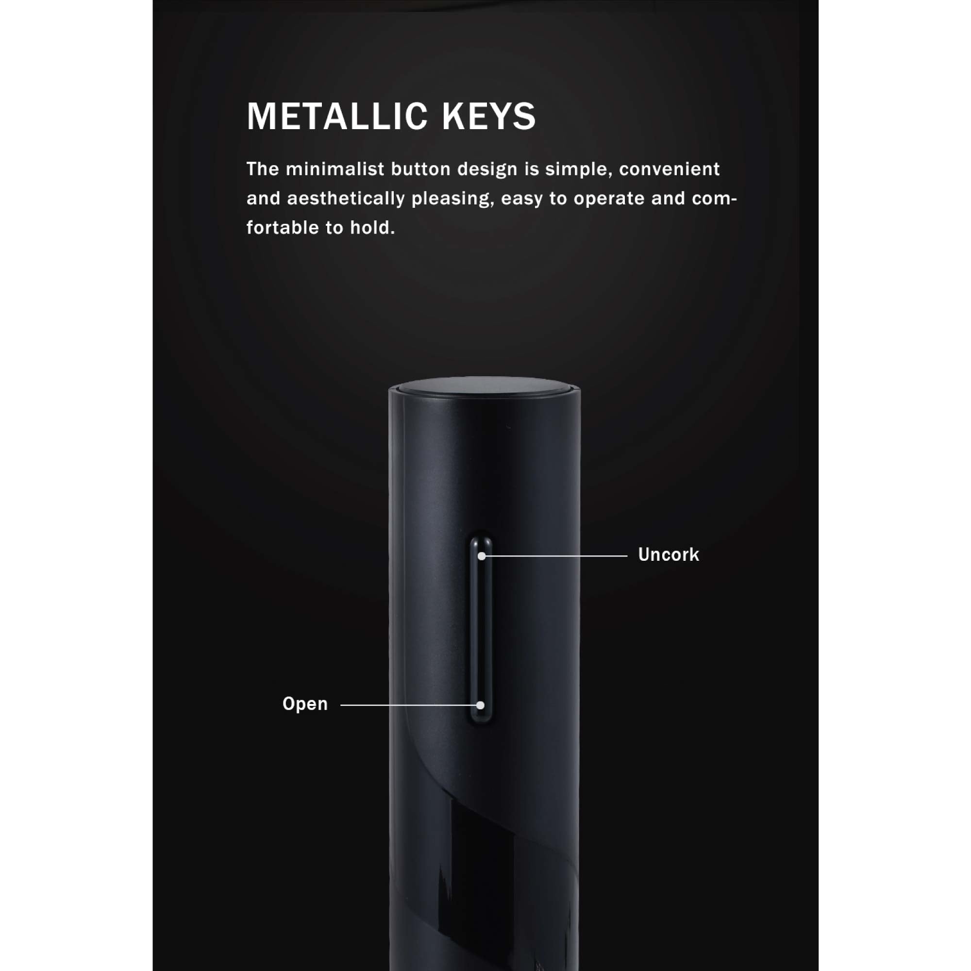 Electric Wine Bottle Opener Tool Automatic - Cordless Corkscrew - Foil Cutter 11