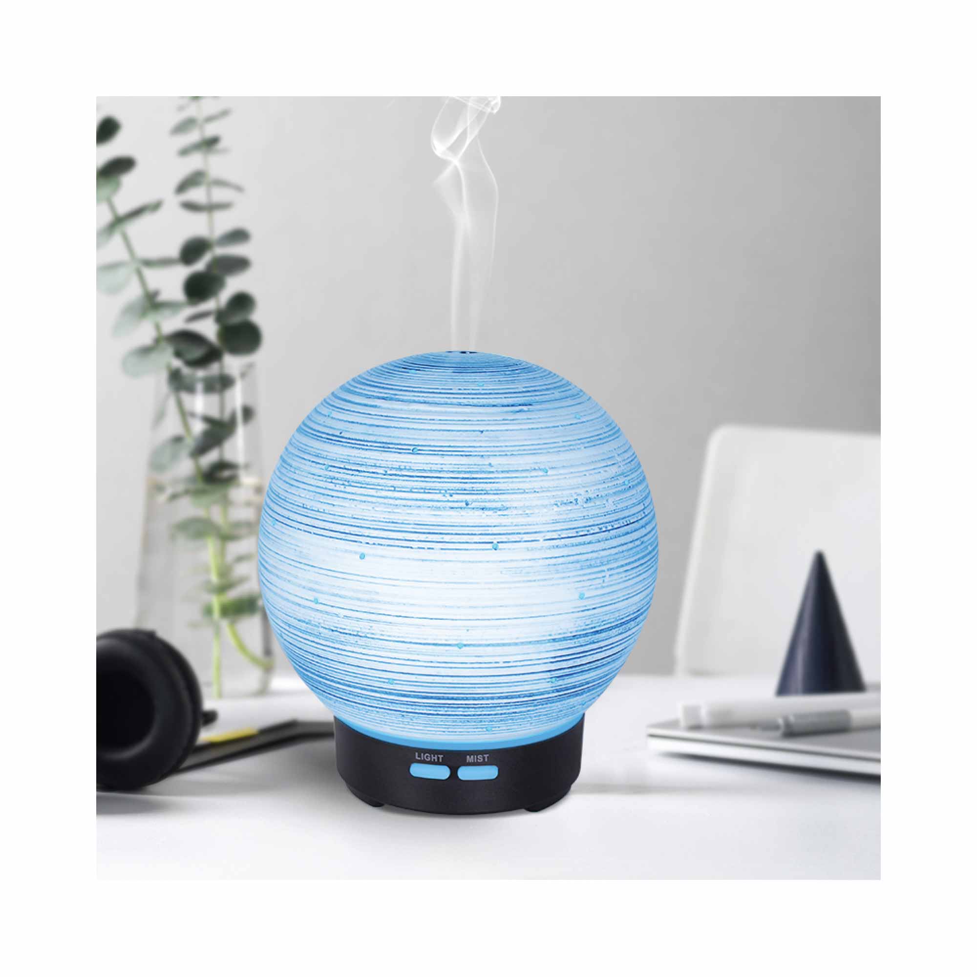 Essential Oil Aroma Diffuser - 100ml Ball Aromatherapy Ultrasonic Humidifier 4