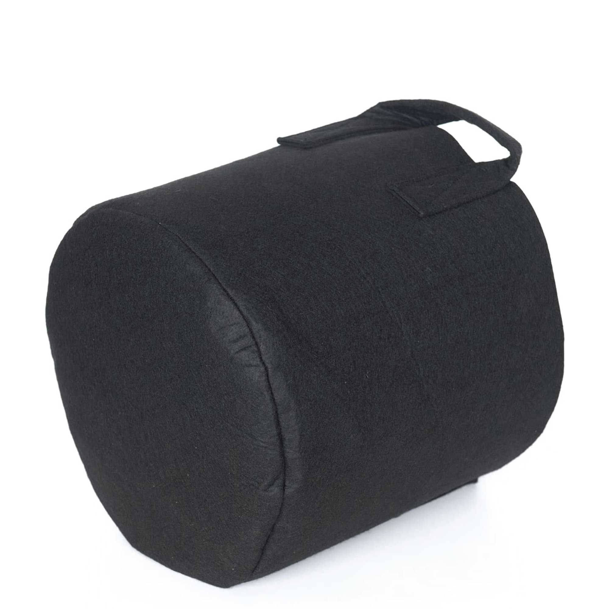 6 Pck 10 Gallon Fabric Flower Pots 38L Garden Planter Bags Black Felt Root Pouch 3