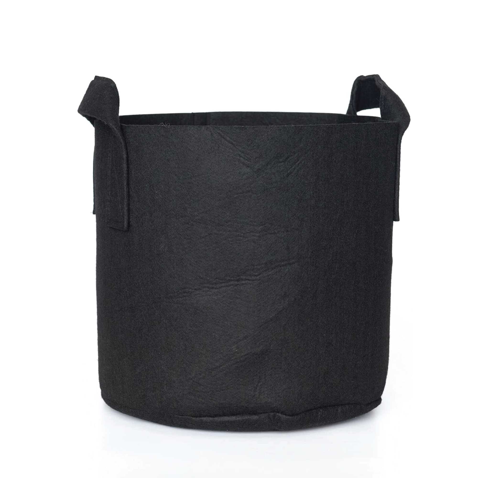 6 Pck 10 Gallon Fabric Flower Pots 38L Garden Planter Bags Black Felt Root Pouch 7