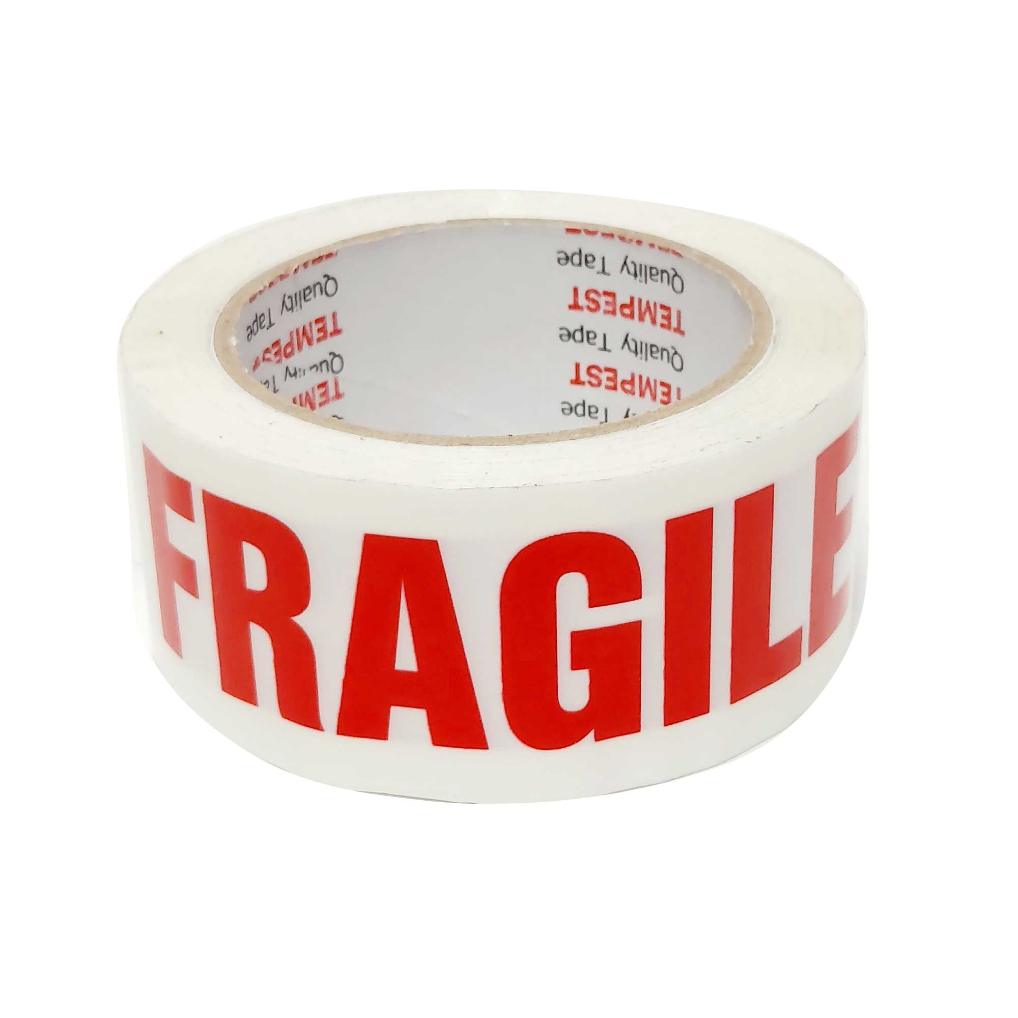 1x Fragile Packing Tape 48mmx75m - Long Rolls Red White Packaging Adhesive Label 4