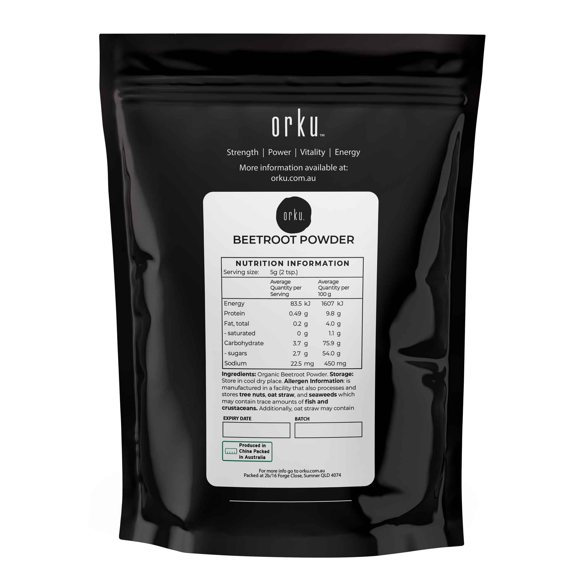 2Kg Organic Beetroot Powder Superfood Beet Root Supplement Beta Vulgaris 8