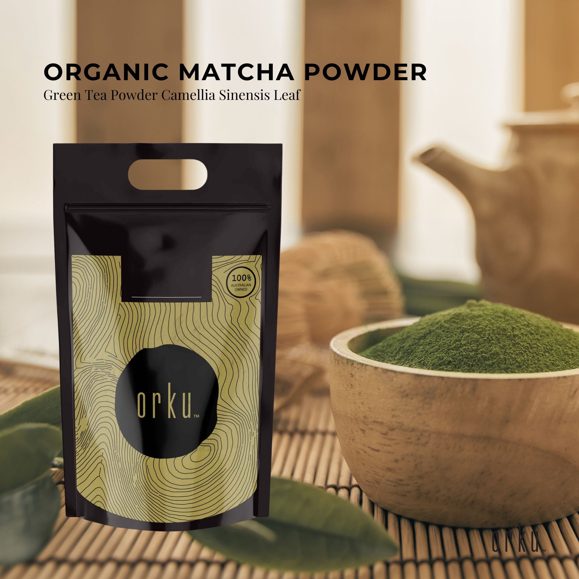 5Kg Organic Matcha Green Tea Powder Camellia Sinensis Leaf Supplement 3