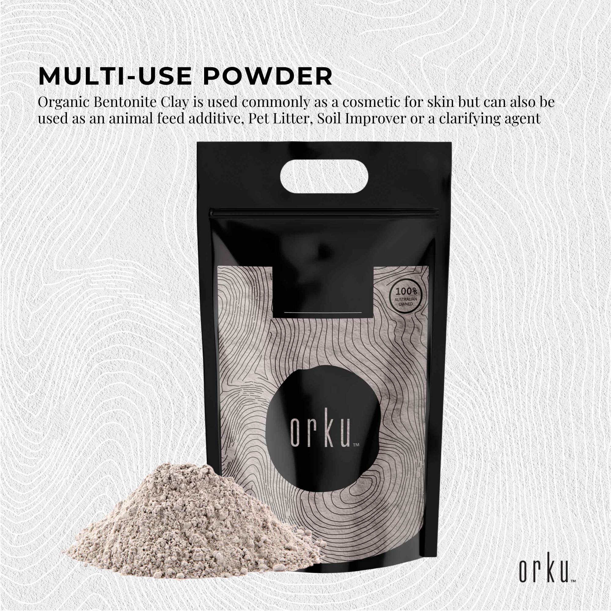 10Kg Organic Sodium Bentonite Clay Powder - Cosmetic Montmorillonite 6