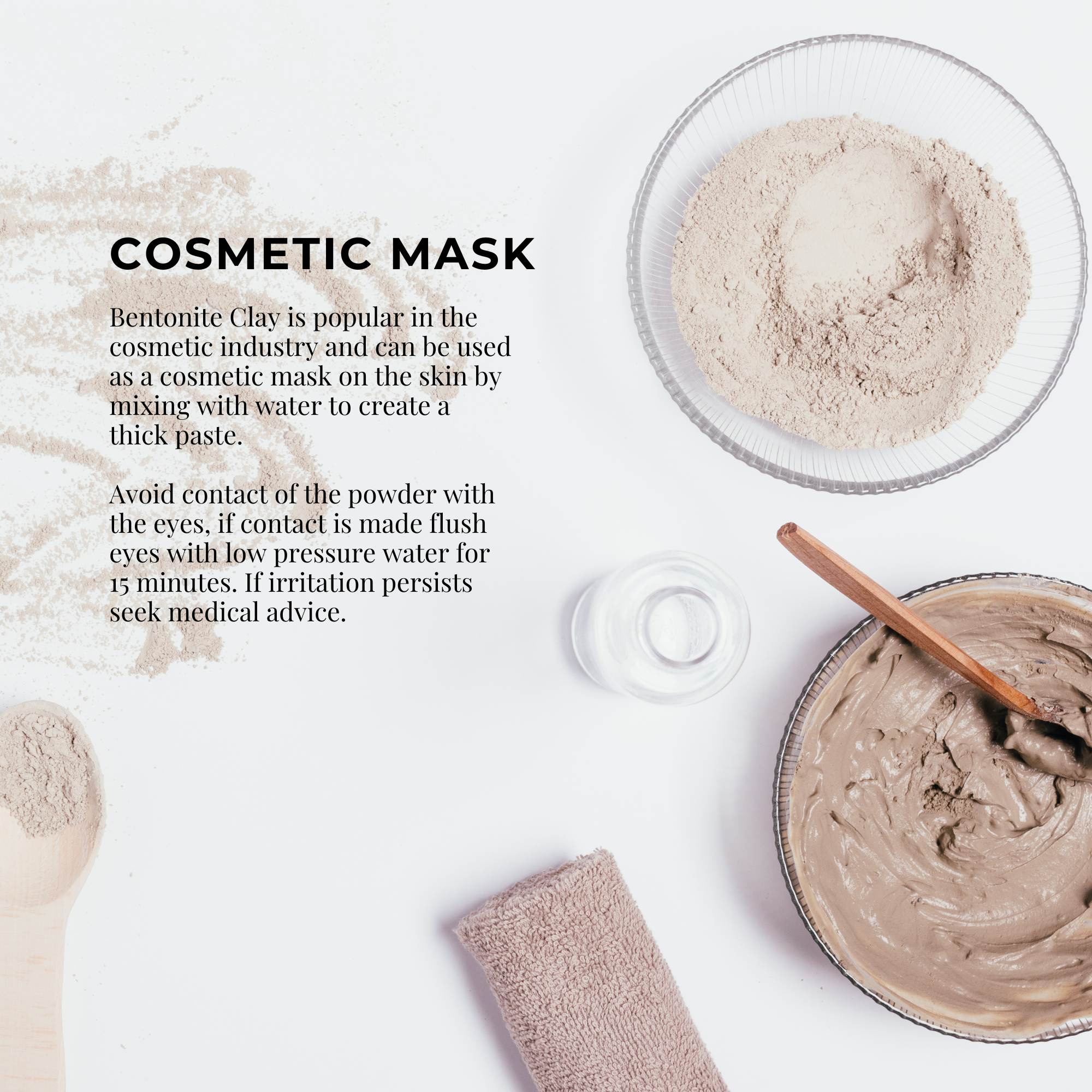 1.1Kg Organic Sodium Bentonite Clay Powder Tub Bucket - Cosmetic Montmorillonite 6