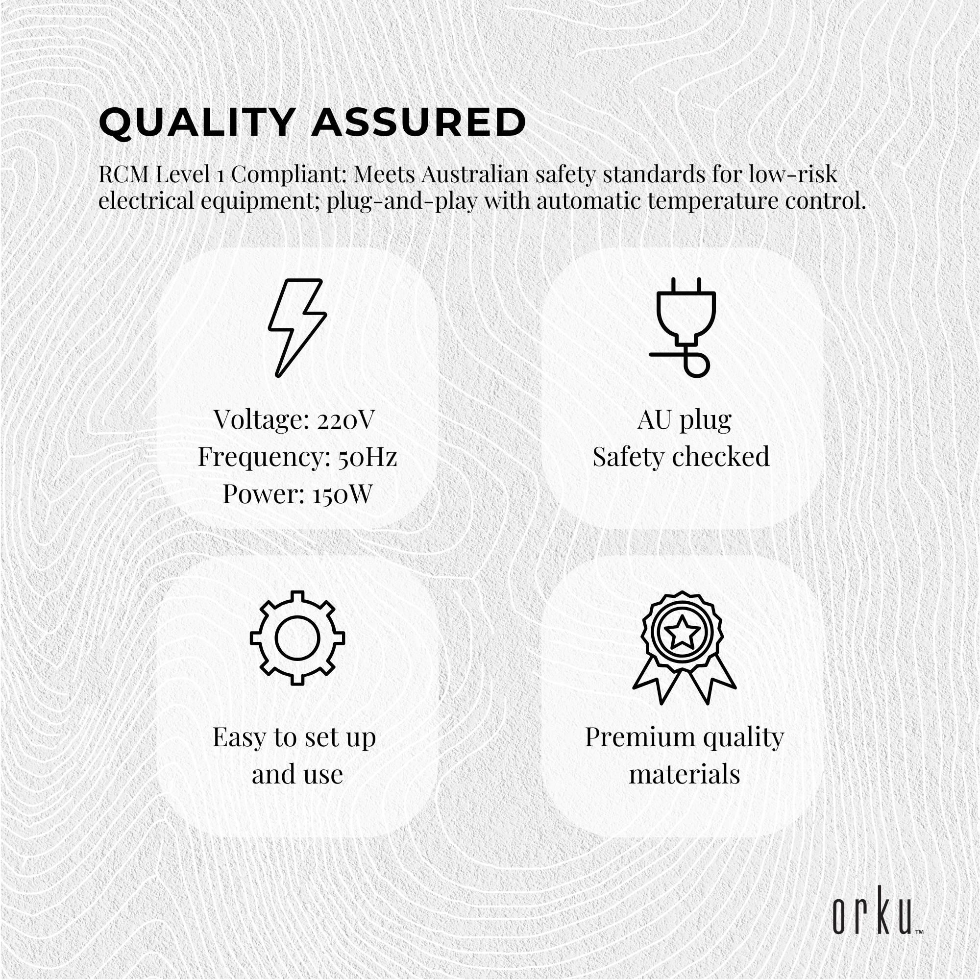 Orku 5L Black Electric Hand Towel Warmer Mini UV Steriliser Cabinet Salon Heater 8