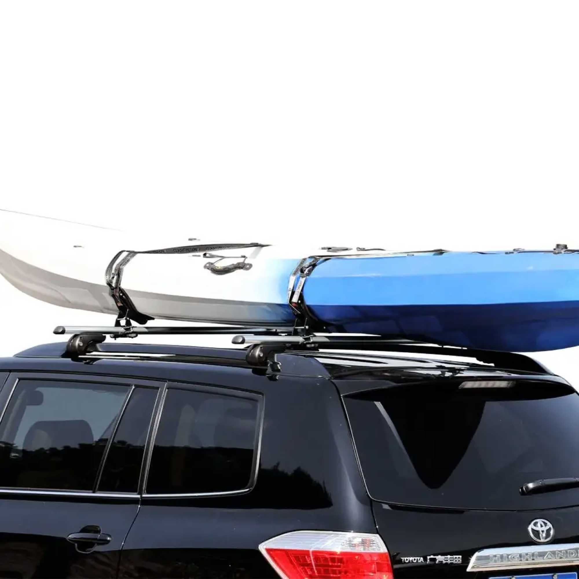 Universal Kayak Holder Car Roof Rack - Travel Saddle Watercraft Carrier Storage 5