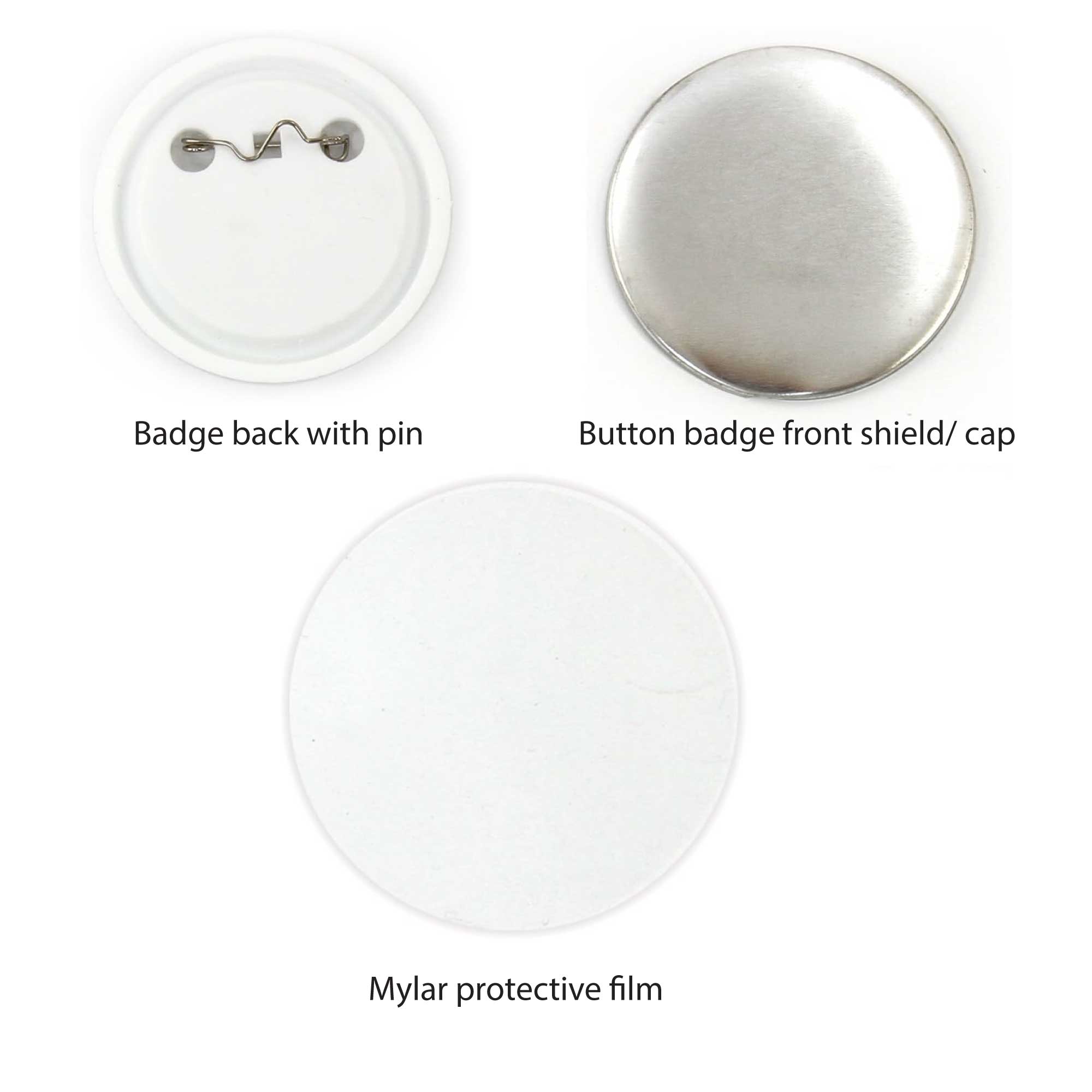 Button Badge Making Set - Maker + Moulds + Badges 25mm 32mm 58mm 5