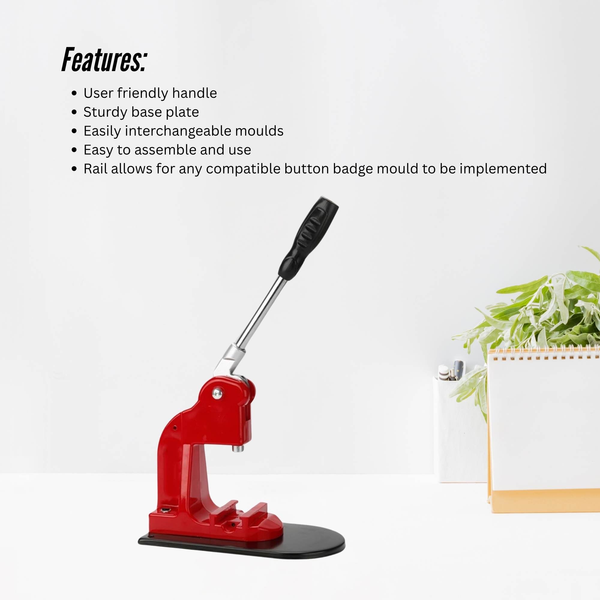 Button Badge Maker - Crafting Press Mirror Hobby Machine 7